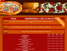 Tablet Screenshot of pizza.zebrzydowice.eu
