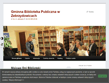 Tablet Screenshot of gbp.zebrzydowice.pl